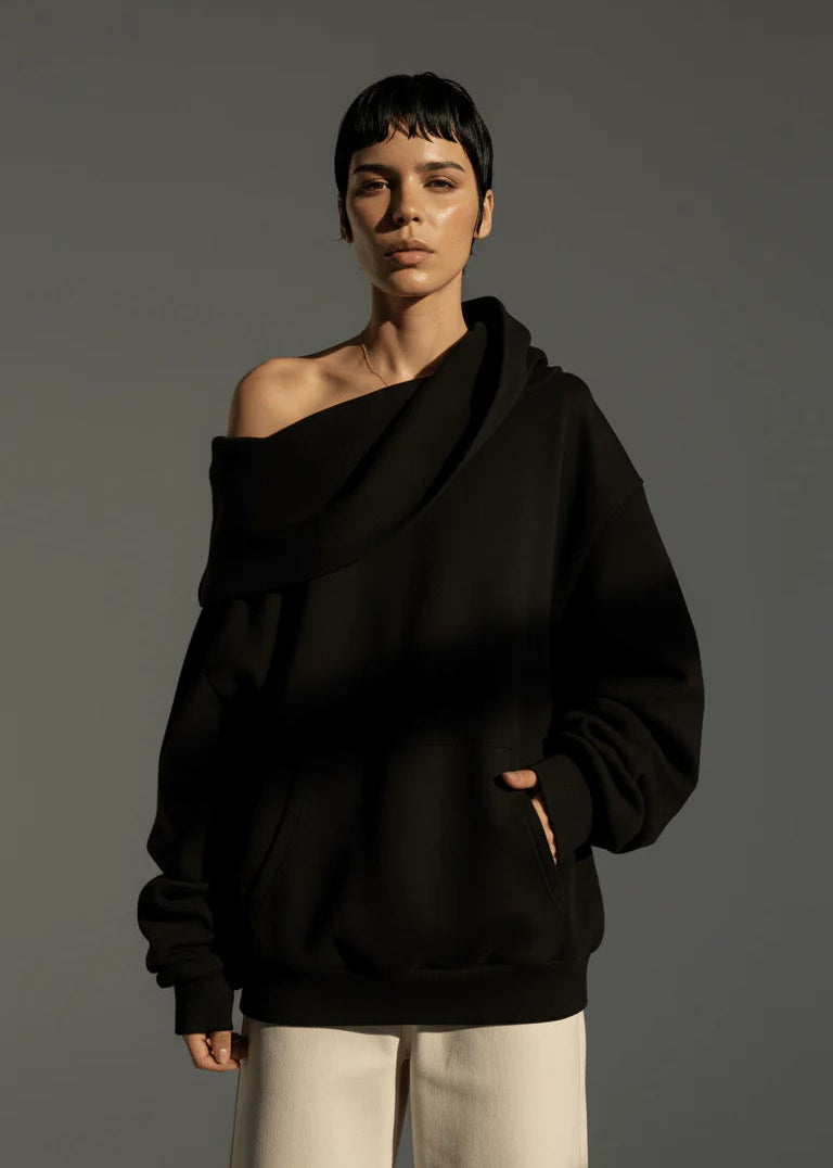 FAYVIOR DROP SHOULDER HOODIE