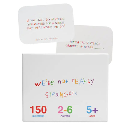 We're Not Really Strangers Kids Edition - 150 Conversation & Activity Cards for Kids, Adults, & Teens