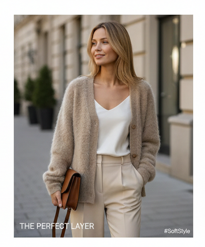 Faux Fur Sweater Jacket