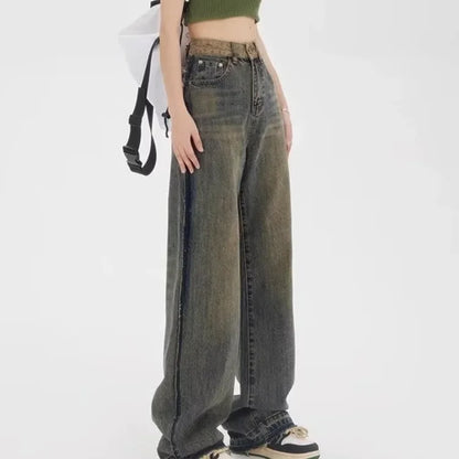FAYVIOR | Vintage Wide-Leg Jeans