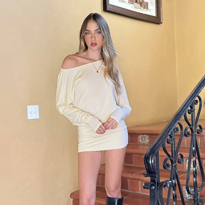 Backless Lace up Dress