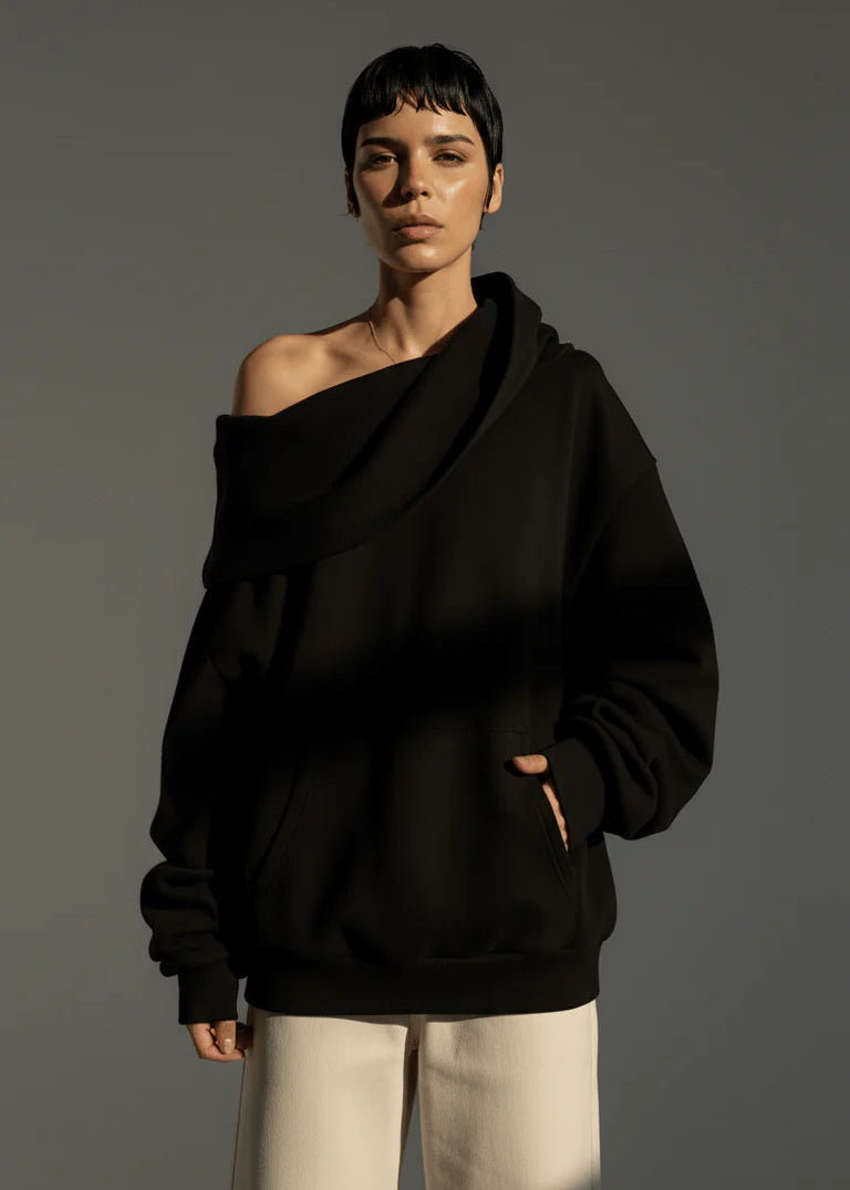 FAYVIOR DROP SHOULDER HOODIE