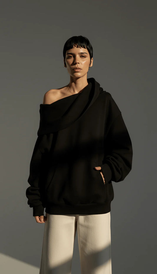 FAYVIOR DROP SHOULDER HOODIE