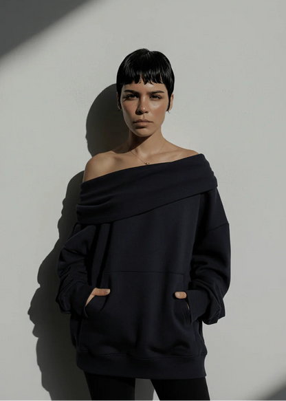 FAYVIOR DROP SHOULDER HOODIE