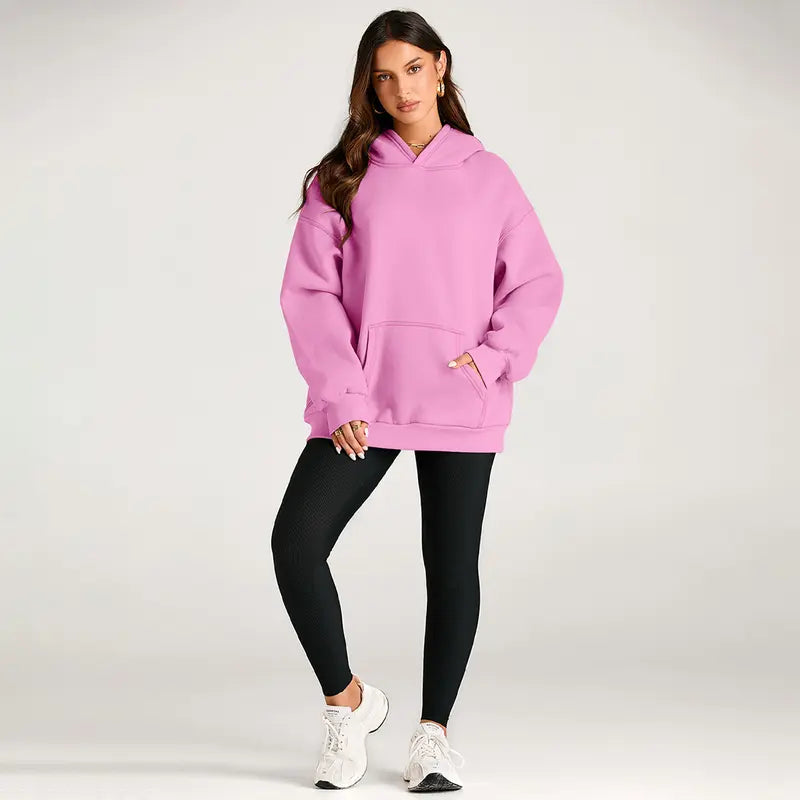 FAYVIOR Multicolor Oversized Hoodie